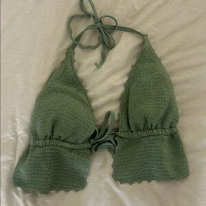 Wild Fable Sage Green Knit Top